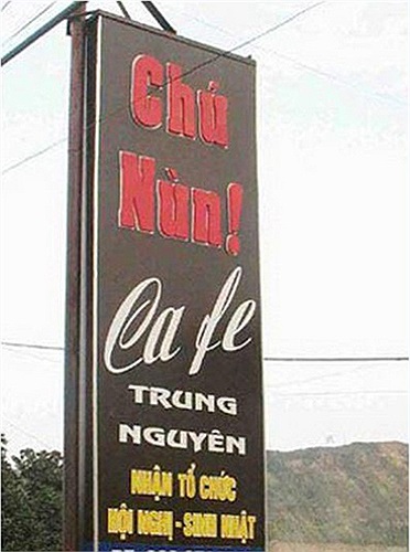  ... đến cà phê chú... 'Nùn'. (Theo Kiến thức)