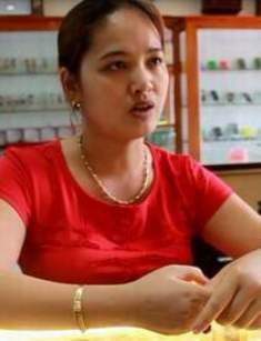 Chủ tiệm vàng Nguyễn Thị Thúy.