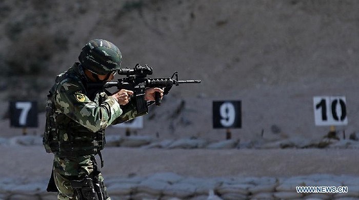 Nội dung bắn súng trường của cuộc thi