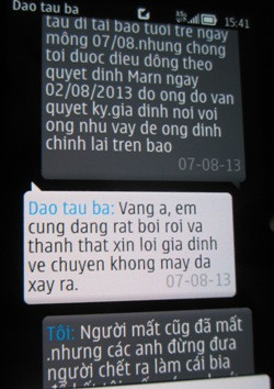 chìm tàu, cần giờ, lái tàu, vợ lái tàu, Vũ Quang Đảo, Giám đốc Công ty Cổ phần Việt- Séc
