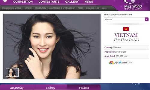 Hoa hậu Thu Thảo