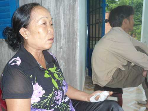 con gái, bẻ gãy tay, mẹ đẻ, bà rịa vũng tàu, mâu thuẫn đất 