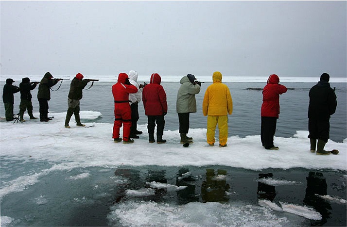 Chào đón chúng là lực lượng thợ săn đông đảo. Cánh thợ săn Eskimo được đánh giá cao nhờ khả năng săn bắt bằng nhiều phương pháp khác nhau tùy vào từng vị trị và từng mùa. 