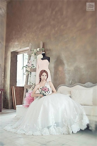 Quỳnh Anh rạng rỡ.