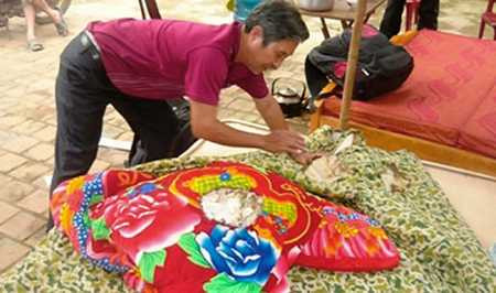 chăn tự nhiên bốc cháy ở Nghệ An