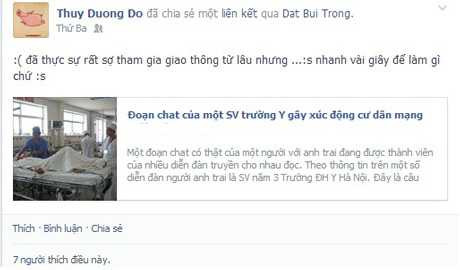 Đoạn chat sinh viên trường Y gây sốt cư dân mạng