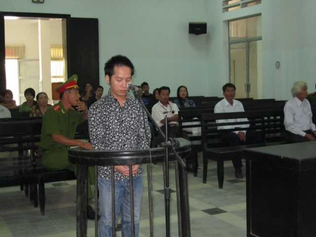 Bị cáo Nguyễn Ngọc Thịnh tại tòa