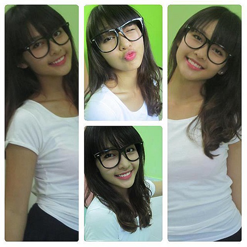 Khả Ngân vốn nổi đình nổi đám trong giới trẻ về nhan sắc xinh đẹp.