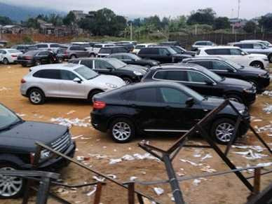 siêu xe bị thu giữ