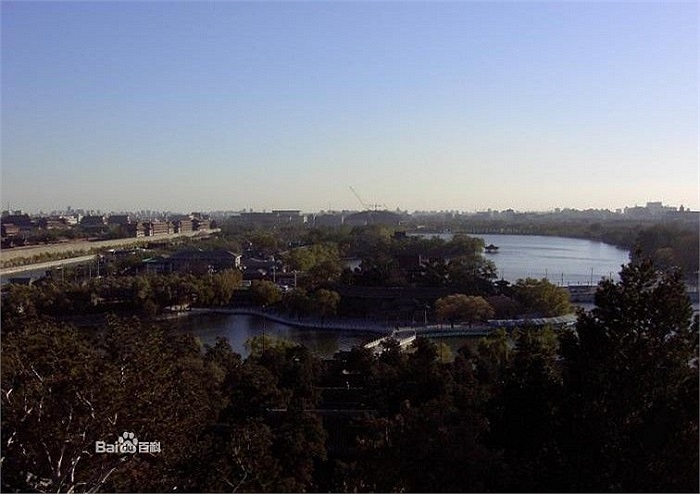 Quang cảnh Trung Nam Hải nhìn từ trên cao.