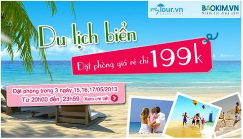 Du lịch biển chỉ với 199.000 đồng