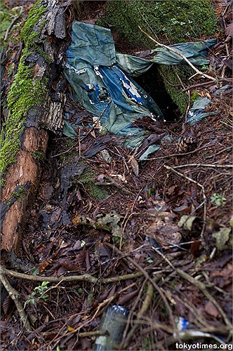 Nhiều tòa nhà được xây dựng quanh bìa rừng để lưu giữ thi thể, hài cốt của những người tự tử vô thừa nhận.