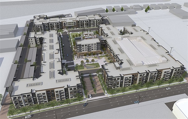 Con đường phía trước mặt dự án gồm 394 phòng ốc, trên diện tích 4 hecta là Đại lộ Haven.