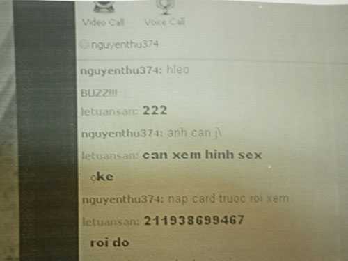 chat sex, lừa đảo, đà nẵng