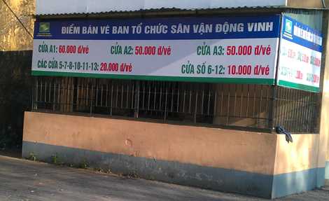Vé sân Vinh