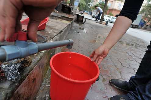 thiếu nước sạch