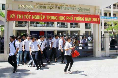 Đà Nẵng, thi tốt nghiệp, thí sinh, THPT, đề thi
