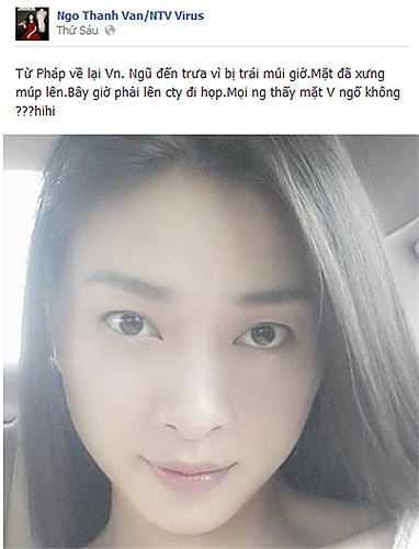 Ngô Thanh Vân và lịch làm việc dày đặc.