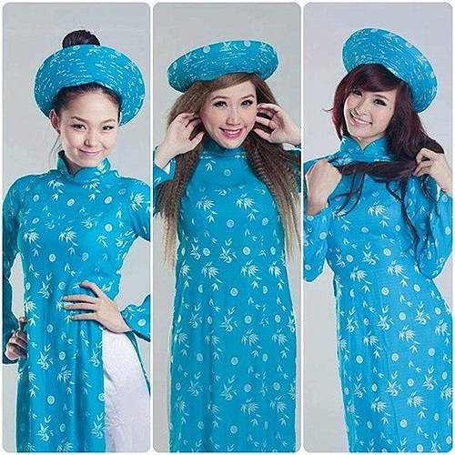 Minh Hằng, Bảo Thy, Đông Nhi cùng diện áo dài.