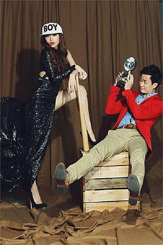 Minh Hằng và Lương Mạnh Hải mới có một bộ hình rất đẹp và đáng yêu.