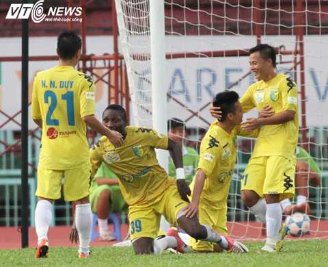  Hà Nội T&T thi đấu đầy nỗ lực (Ảnh: VSI)