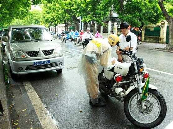hà nội, xe biển xanh, vi phạm, xử phạt