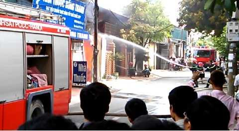 cháy, cứu hỏa, cảnh sát, người dân, Từ Liêm, Hà Nội