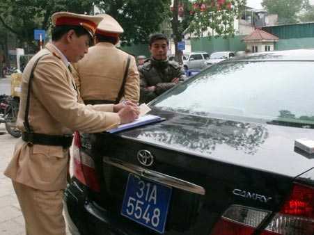 xe biển xanh, hà nội, xử lý, vi phạm