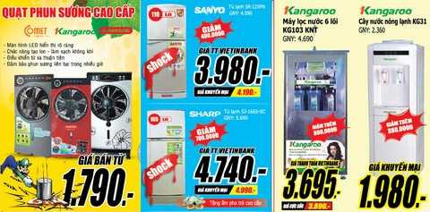 Hàng hè khuyến mãi khủng – quà tặng lớn