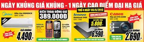 Hàng hè khuyến mại khủng – Quà tặng lớn tại Media Mart