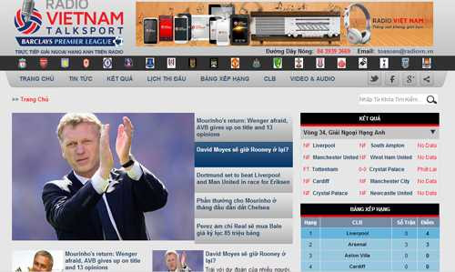 Trang Web của VOV