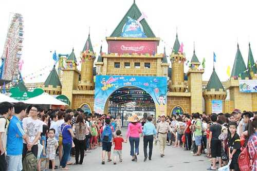 công viên nước hồ Tây