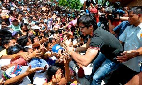 Pacquiao đi vận động tranh cử