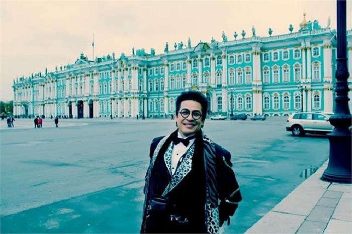 MC Thanh Bạch khi còn ở Nga.