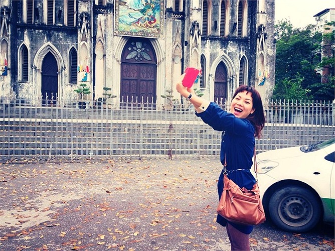 MC Bạch Dương và bức ảnh vô tình chụp được cực đẹp.