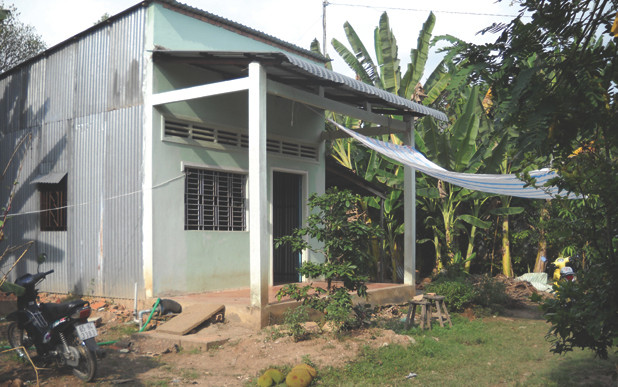  Căn nhà ông Châu sinh sống.