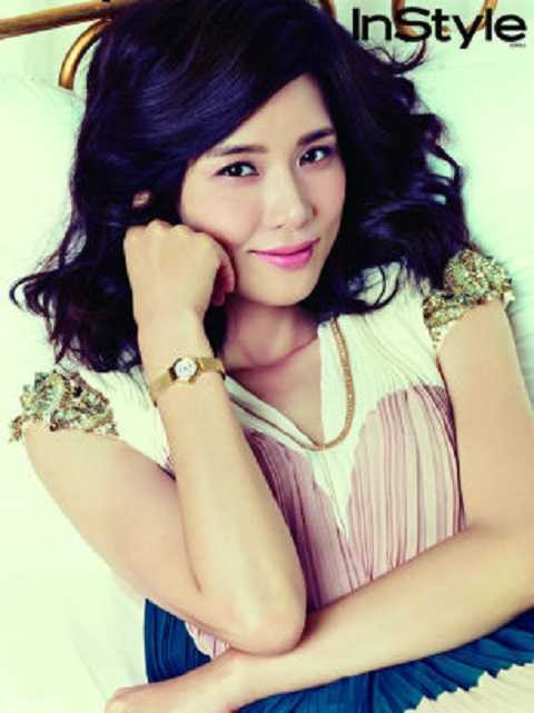 Cựu Hoa hậu Lee Bo Young - InStyle