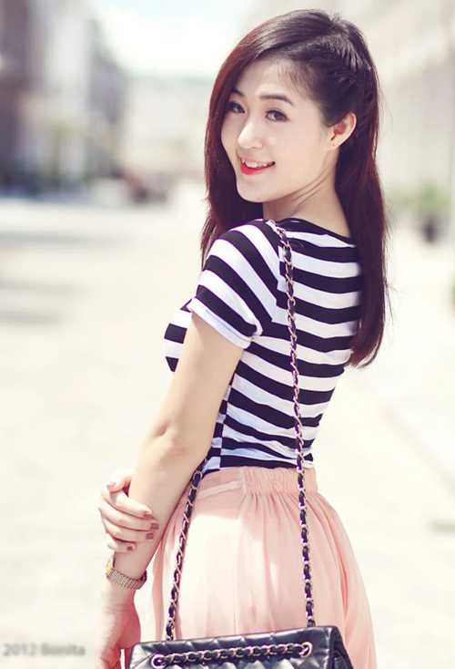 hoa khôi trường báo