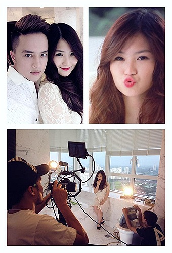 Cao Thái Sơn tình tứ bên Hương Tràm.