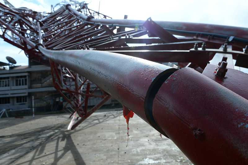 bão số 10, bão Wutip, cột ăngten, vov đồng hới