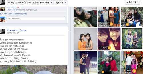 Cư dân mạng chào đón Ngày của mẹ