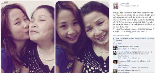 Hot girl khoe ảnh của mẹ