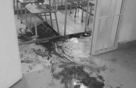 hiện trường vụ án mạng