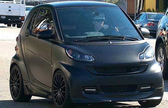 Chiếc xe siêu nhỏ của Justin cũng rất đặc biệt