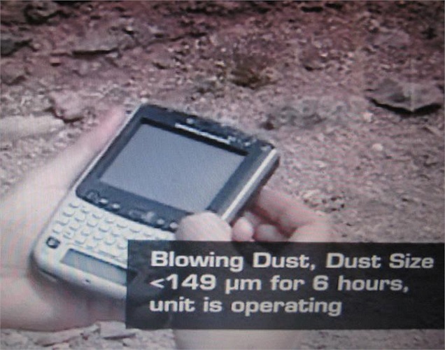 Trong điều kiện khói bụi liên tục suốt 6 giờ đồng hồ, Sectéra Edge vẫn có thể hoạt động không chút sai sót.