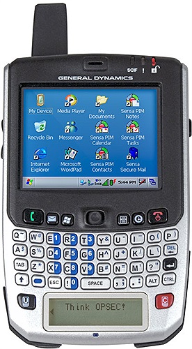 Điện thoại có thể kết nối với SIPRNet - mạng để Bộ Ngoại giao và Bộ Quốc phòng Mỹ dùng để lưu trữ và vận chuyển các tài liệu mật, chỉ có quan chức cơ mật cao cấp mới truy cập được.