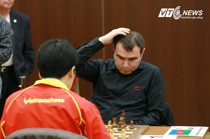 Mamedyarov thực sự gặp khó trước Lê Quang Liêm.