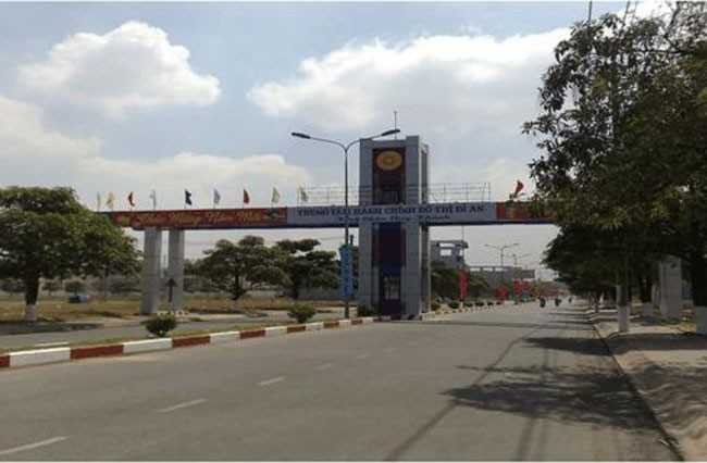 Trung tâm hành chính khu đô thị Dĩ An.