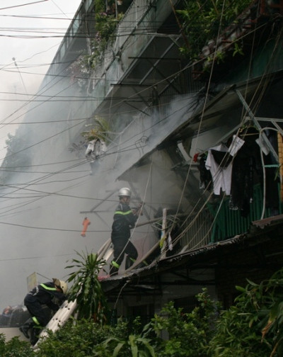 TP.HCM, chung cư Ngô Gia Tự, cháy, PCCC, nhà khoá trái cửa, quận 10