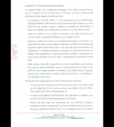 Lê Kiều Như kiện Apple